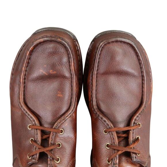 Red Wing Shoes Mens 11 Casual Chukka Derby Moc Leather Brown Comfort Lace Up EE - Picture 9 of 15